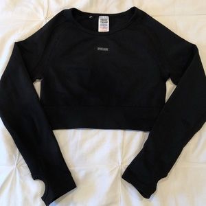 GYMSHARK FLEX SPORTS LONG SLEEVE CROP TOP